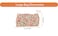 Rastogi Handicrafts Cosmetic Bags Set 3 Piece Make Up Organizer Bag Storage Bags with Zipper Closure 3 Beige Design2