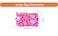 Rastogi Handicrafts Cosmetic Bags Set 3 Piece Make Up Organizer Bag Storage Bags with Zipper Closure 3 Pink Design5