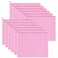 Sinzip 12 Pieces Cotton Canvas Makeup Bag Multipurpose Cosmetic Bag with Zipper Travel Toiletry Pouch Blank DIY Craft Bag Pink L