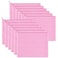 Sinzip 12 Pieces Cotton Canvas Makeup Bag Multipurpose Cosmetic Bag with Zipper Travel Toiletry Pouch Blank DIY Craft Bag Pink L