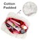 E-Tree ETree Cute Makeup BagQuilted Cosmetic BagMake up Pouch for PurseToiletry Zipper PouchCheckered BagTravel CaseStorage Pouches for Organization White