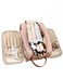 Yikisite Travel Makeup Bag for Women Large Capacity Cosmetic Organizer with Wide Opening Waterproof Portable Toiletry Storage Bag for Easy Access