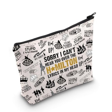WCGXKO American Musical Makeup Bag Musical Theater Lover Gift for Musical Lovers Hami Bag
