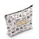 WCGXKO American Musical Makeup Bag Musical Theater Lover Gift for Musical Lovers Hami Bag