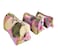 Rastogi Handicrafts Cosmetic Bags Set 3 Piece Make Up Organizer Bag Storage Bags with Zipper Closure 3 Multicolor Design6