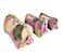 Rastogi Handicrafts Cosmetic Bags Set 3 Piece Make Up Organizer Bag Storage Bags with Zipper Closure 3 Multicolor Design6