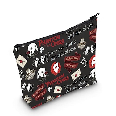 POFULL Musical Cosmetic Bag For Theater Fan Actor gift Phan Broa Cosmetic Bag
