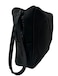Valentino Black Large Zip Makeup Cosmetic Clutch Wristlet Pouch Approx 85L x 5H x 2W 2235
