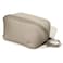 LINEARC LINEARC MachineWashable Neoprene Toiletry Bag Sandstone Modern Taupe Beige Dopp Kit Soft Insulation Cosmetics Makeup Travel Skincare Shaving Large Case Men Women Overnight EasytoClean
