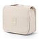 Mossio Hanging Toiletry Bag Large Cosmetic Makeup Travel Organizer for Men Women with Sturdy Hook Beige