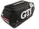 BRISA VW Collection Volkswagen Neoprene Universal Makeup Cosmetics Toiletry Travel Pharmacy Bag in GTI Design HexagonBlackSmall