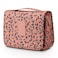 Mossio Hanging Toiletry Bag Large Cosmetic Makeup Travel Organizer for Men Women with Sturdy Hook Pink Leopard
