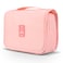 Mossio Hanging Toiletry Bag Large Cosmetic Makeup Travel Organizer for Men Women with Sturdy Hook Light Pink
