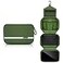 dopobo Travel Toiletry Bag Dopp Kit Waterproof Makeup Bag Shaving Bag with Hanging Hook Portable Toiletry Organizer for Traveling and Camping Army Green