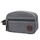 Timberland Mens Toiletry Bag Canvas Travel Kit Organizer Charcoal One Size