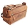 RUSTIC TOWN Leather Toiletry Bag Stylish Durable Dopp Kit with Water Resistant Lining Travel Shaving Kit Organizer for Bathroom Overnight Trips Great Gift for Men Women