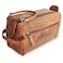 RUSTIC TOWN Leather Toiletry Bag Stylish Durable Dopp Kit with Water Resistant Lining Travel Shaving Kit Organizer for Bathroom Overnight Trips Great Gift for Men Women