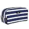 SCOUT 3Way Toiletry Bag Travel Makeup Pouch for Women with Three Zipper Compartments Stands Upright Wipes Clean