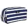 SCOUT 3Way Toiletry Bag Travel Makeup Pouch for Women with Three Zipper Compartments Stands Upright Wipes Clean