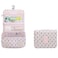 Mossio Hanging Toiletry Bag Large Cosmetic Makeup Travel Organizer for Men Women with Sturdy Hook Cactus