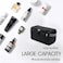 Tumecos Toiletry Dopp Kit Travel Electronics Organizer Shaving Accessories Bag Black1