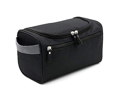 Tumecos Toiletry Dopp Kit Travel Electronics Organizer Shaving Accessories Bag Black1