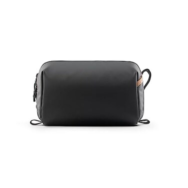PGYTECH Wash Pouch Hanging Toiletry Bag for Men Waterproof Dopp Kit Travel Makeup Bag Organizer for Toiletries Cosmetics Black