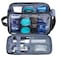 ZEEMO Travel Toiletry Bag for Men Medium WaterResistant DoubleSided FullOpen Dopp Kit Versatile Organizer for Shower and Hygiene Accessories Bathroom Essentials Cosmetics Green