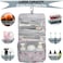 LFY L FY Hanging Travel Toiletry Bag Womens Cosmetic Organizer Makeup Case Pouch Mens Shaving Kits With Hook Handle Cute Rabbit