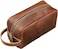 RC ROCKCOW Travel Toiletry Bag for Men Leather Dopp Kit Bags Christmas Gift