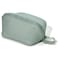 LINEARC LINEARC MachineWashable Neoprene Toiletry Bag Sage Modern Green Dopp Kit Soft Insulation for Cosmetics Makeup Travel Skincare Shaving Large Case Men Women Overnight EasytoClean