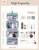 Chakipee Travel Hanging Toiletry Bag for Women Waterproof Cosmetic Organizer with Clear Window Lightweight Bathroom Bags for Essentials Makeup Shampoo Toiletries Green Medium