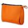 POPUPS Brand Large Makeup Bag with Zipper Neoprene Machine Washable Travel Toiletry Cosmetic Organizer Pouch for Women Basic Burnt Orange