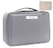 Queboom Travel Makeup Bag Cosmetic Bag Makeup Bag Toiletry bag for women and men Grey