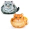 Openhahaha Openhaha Drawstring Travel Organizer Cosmetic Pouch Cat Gift for Women Lay Flat Makeup Bag Gifts for Cat Lovers 2Pack