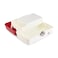 Caboodles School Spirit OnTheGo Girl Makeup Box Crimson Over White Hard Plastic Makeup Organizer Box BuiltIn Mirror Secure Latch for Safe Travel Spacious Storage for Large Items