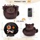Openhahaha Drawstring Cat Makeup Bag Travel Organizer Cosmetic Pouch Lay Flat Design Gift for Women and Cat Lovers 2Pack