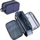 ZEEMO Travel Toiletry Bag for Men Medium WaterResistant DoubleSided FullOpen Dopp Kit Versatile Organizer for Shower and Hygiene Accessories Bathroom Essentials Cosmetics Blue
