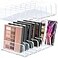 Rikkmte 2Pcs Makeup Pallet OrganizerAcrylic Eyeshadow Palette Makeup OrganizerClear Eyeshadow Palette Cosmetic Organizer7 Sections Palette Organizer Makeup Holder for Bathroom Countertop Wallets Sungl