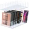 Rikkmte 2Pcs Makeup Pallet OrganizerAcrylic Eyeshadow Palette Makeup OrganizerClear Eyeshadow Palette Cosmetic Organizer7 Sections Palette Organizer Makeup Holder for Bathroom Countertop Wallets Sungl