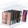 Rikkmte 2Pcs Makeup Pallet OrganizerAcrylic Eyeshadow Palette Makeup OrganizerClear Eyeshadow Palette Cosmetic Organizer7 Sections Palette Organizer Makeup Holder for Bathroom Countertop Wallets Sungl