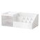 Marknor CosmeticMakeup Vanity Organizer Box Mini Desk Storage for Office Supplies Bathroom Counter or Dresser White