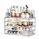 ZHIAI Stackable Storage Drawers Acrylic Bathroom Counter Organizer Clear Makeup Organizers for Vanity Kitchen Cabinets Bathroom Undersink Home Organization and Storage 2Top 3 Drawers