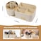 Zufudo Makeup Organizer Countertop with Drawer 360 Rotating Brush Holder Storage Large Capacity Skincare Cosmetic Display Cases for Vanity Bathroom Desktop Model 3016 Cream