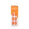 Impress Color Press On Nails Sweet Mango Solid Orange Short Squoval PureFit Technology Patented Super Hold Adhesive Chip Proof Smudge Proof Mini Nail File Manicure Stick 30 Fake Nails