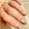 TUZANDW Square Press on Nails Short TUZADNW Flower Design Short Fake Nails Press ons24 Pcs Artificial Nude Full Cover Glue on Nails Glossy Stick on Acrylic Nails for Women