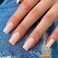 XCREANDO Baby Pink Nails Press ons Press on Nails Medium Square Glue on Nails Medium Length Short Acrylic Nails Glue on Medium Coffin Nails Fake Nails False Nails for Women Thick Solid Color Gel Nails