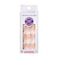 Kiss Impress No Glue Mani Press On Nails French Model White Short Size Squoval Shape Includes 30 Nails Prep Pad Instructions Sheet 1 Manicure Stick 1 Mini File