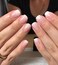 Aegenacess 24pcs Short Press On Nails Ombre Square Stick On French Glue On with Jelly Sticker Fake Nails Kit in 12 Sizes