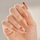 imPRESS Kiss Impress No Glue Mani Press On Nails Design As It Was Beige Medium Size Almond Shape Includes 30 Nails Prep Pad Instructions Sheet 1 Manicure Stick 1 Mini File